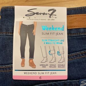 Seven7 Women’s Weekend Slim Fit Jeans NWT